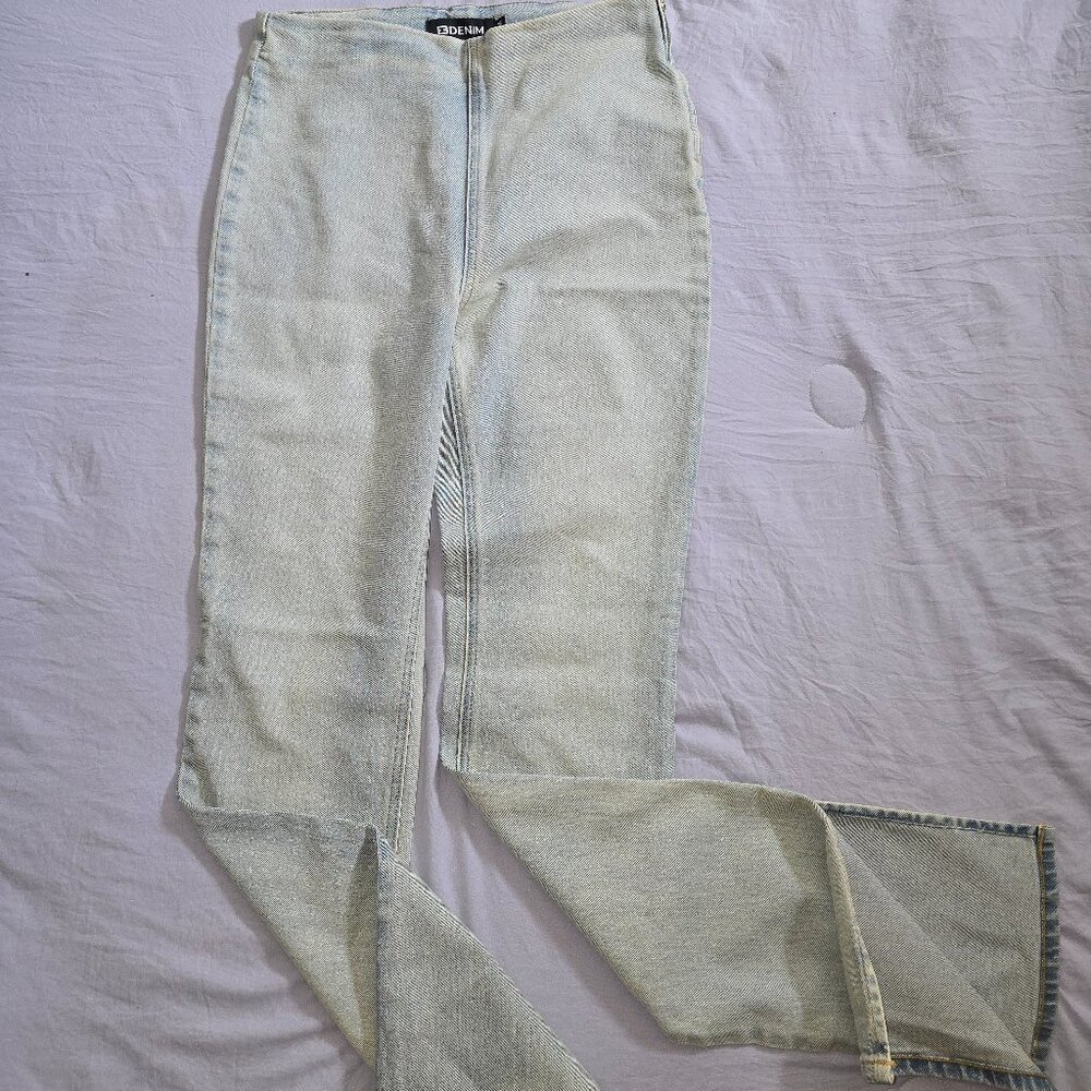 NEW EB Denim Split Leg Jeggings - Medium